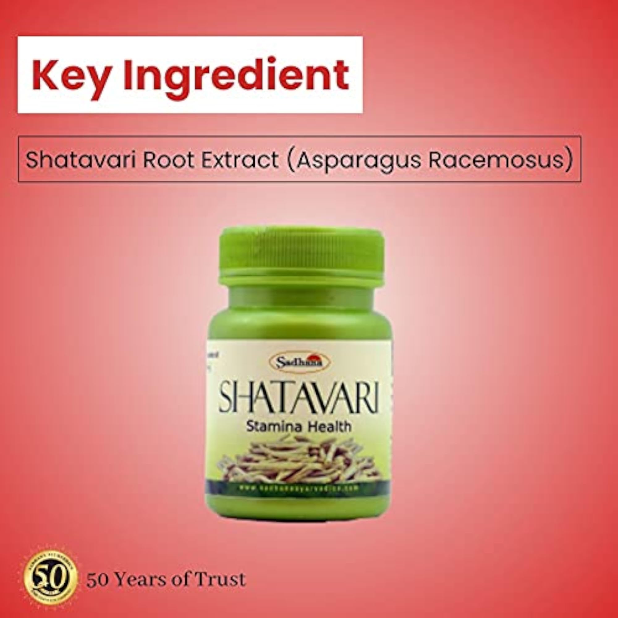 Shatavari Capsules, Ayurvedic Herbal Supplement, Pack of 3
